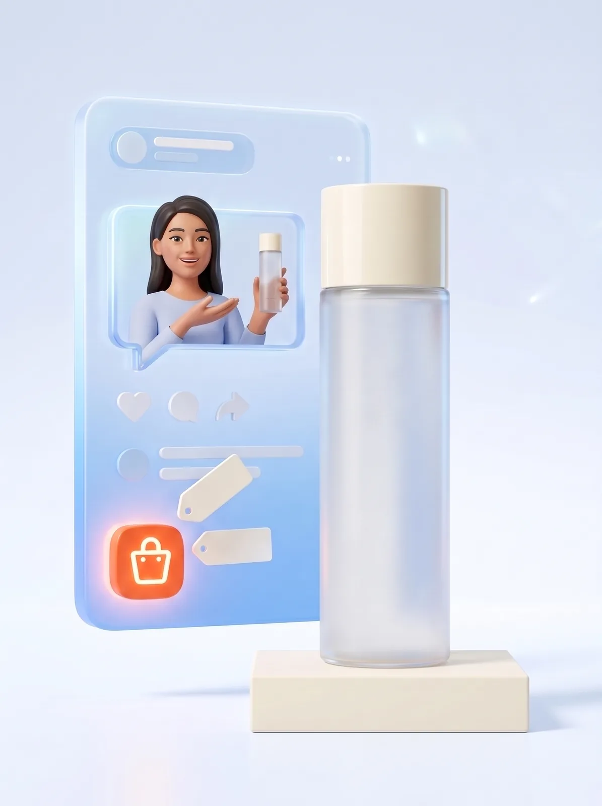 A TikTok Shop storefront with product cards, prices, and an add-to-cart flow